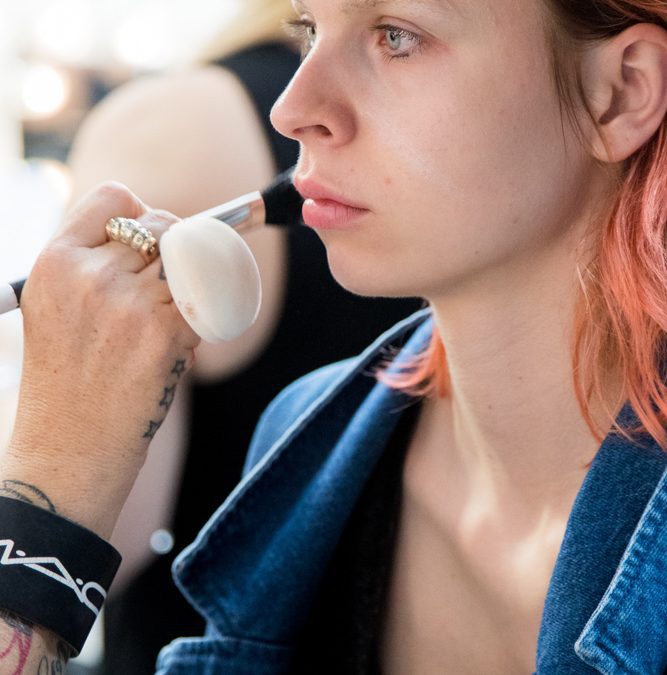 Ashley Williams: Backstage at London Fashion Week